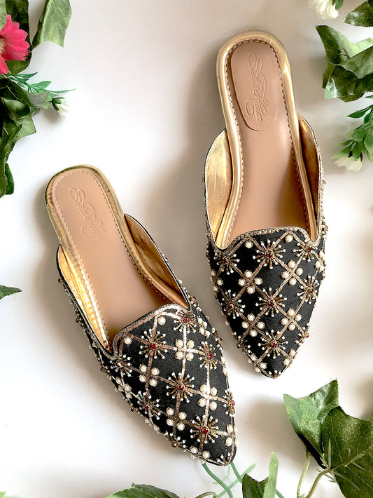 Black Leather Loafers