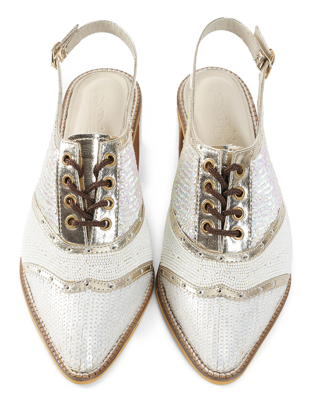 White Vegan Leather Mules Boots