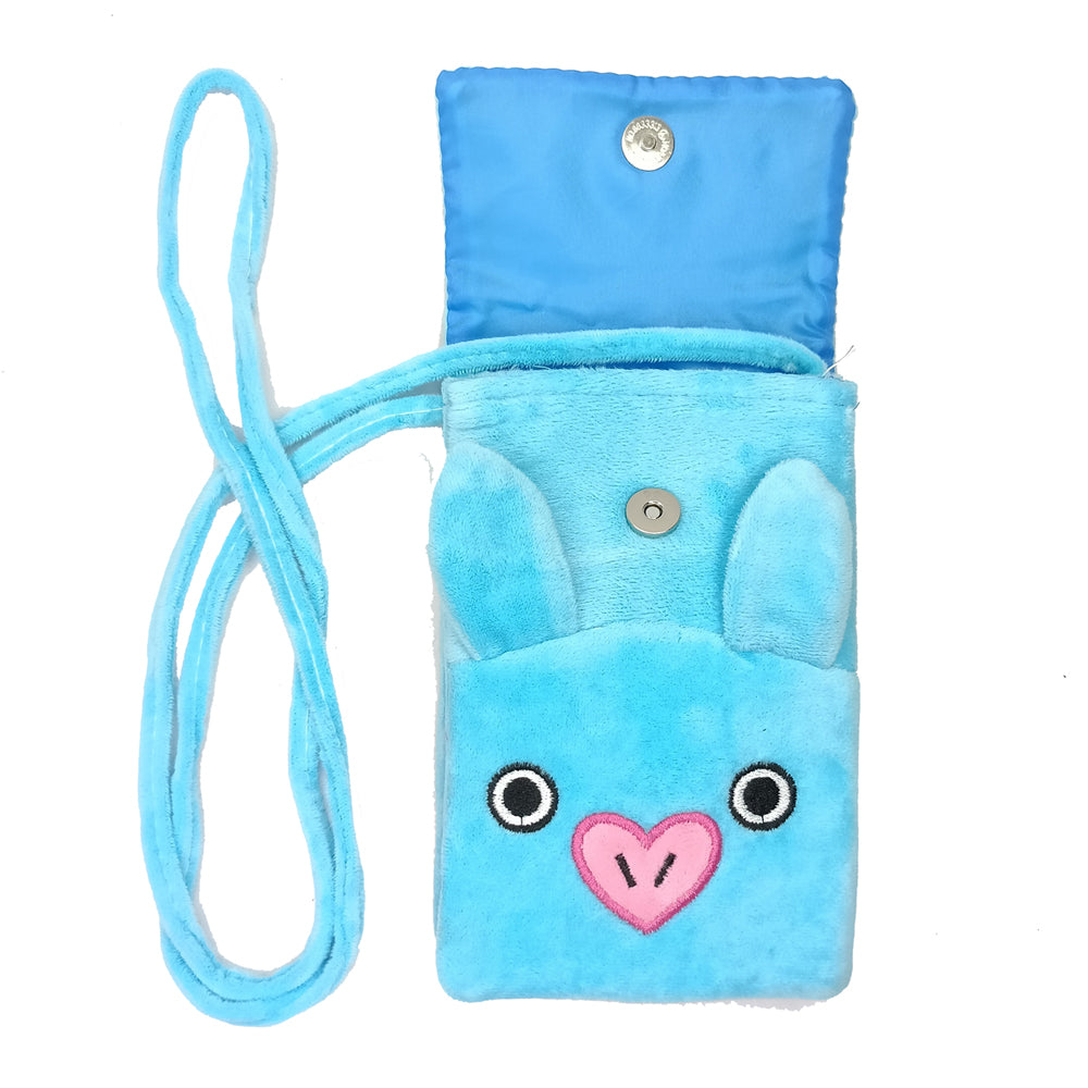 Blue Fabric Kids Pouch