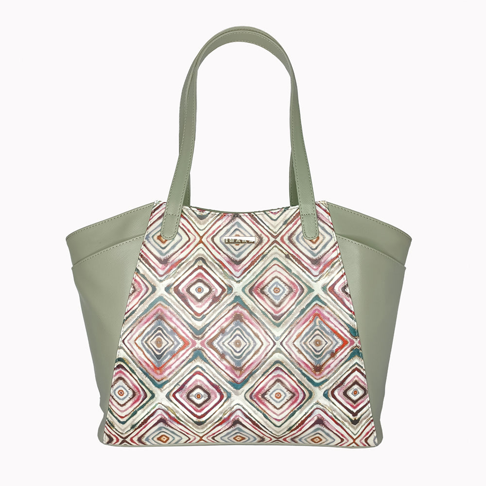 Sage Green Vegan Leather Tote bag