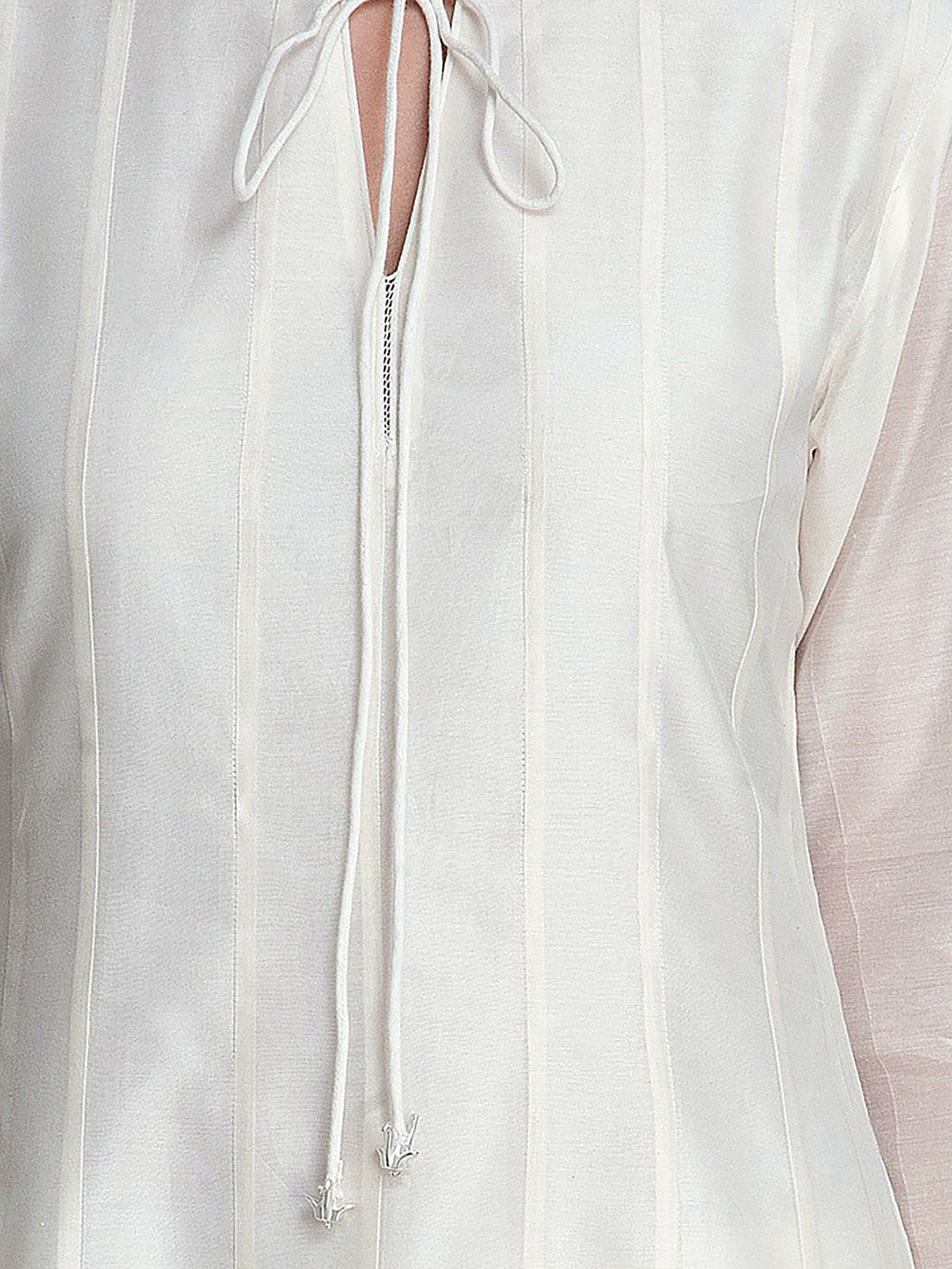 Ivory Chanderi Kurta