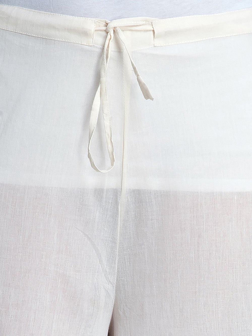 Ivory Cotton Palazzo