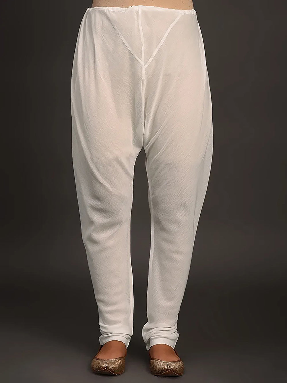 Ivory Cotton Churidar