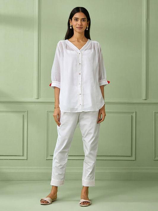 White Cotton Shirt