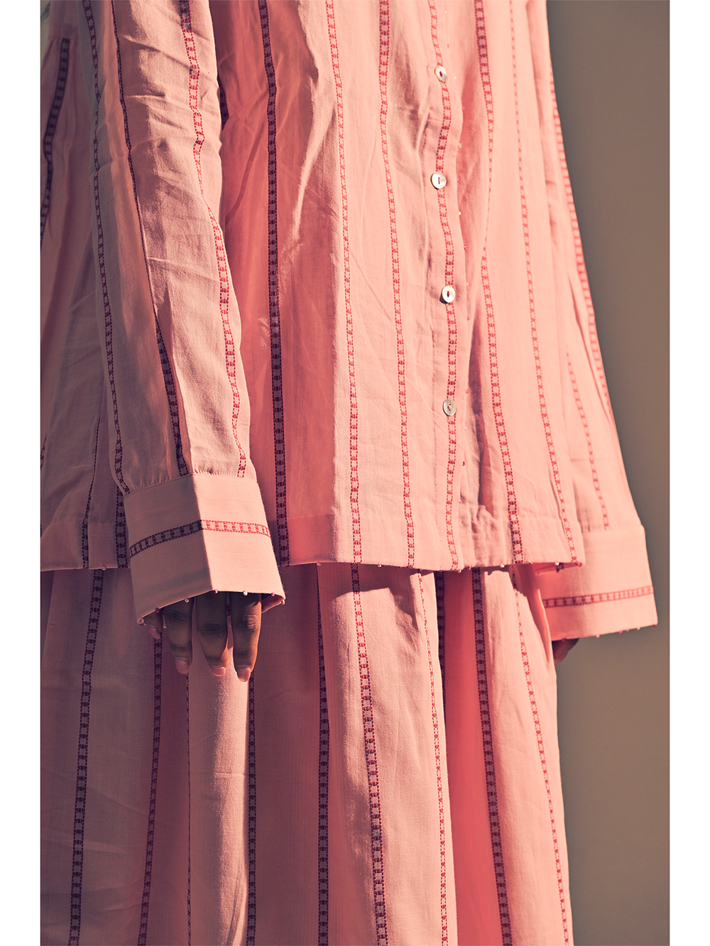 Pink Cotton Tent Shirt
