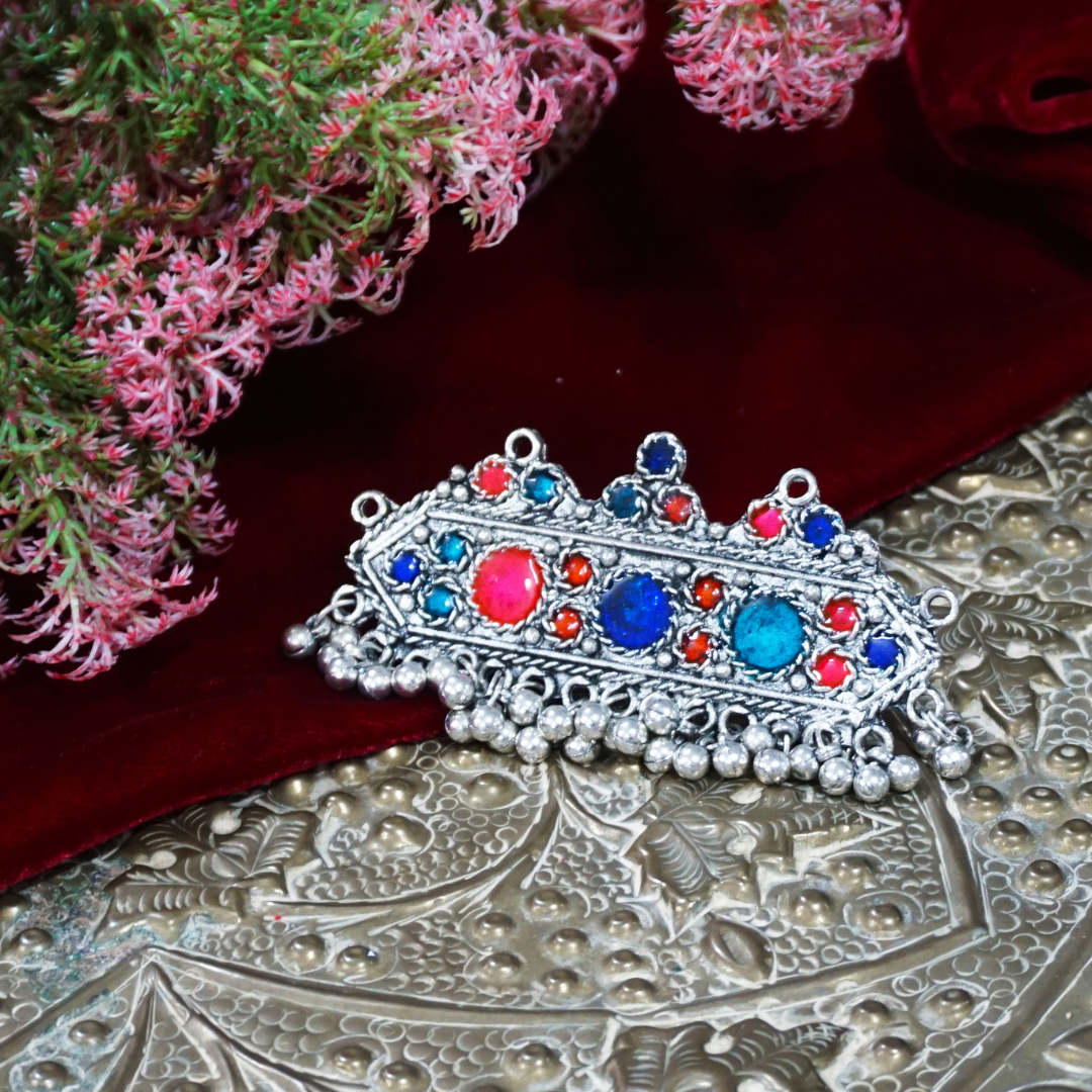 Multicolor Handcrafted Brass Ring