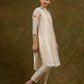 Off White Chanderi Kurta