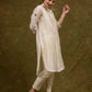 Off White Chanderi Kurta