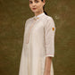 Off White Chanderi Kurta