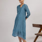 Teal Blue Maheshwari silk Kurta