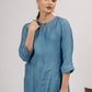 Teal Blue Maheshwari Silk Kurta