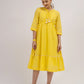 Yellow Cotton Dobby Kurta