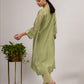 Green Chanderi Kurta