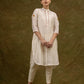 Off White Chanderi Kurta