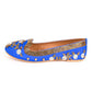 Blue Leather Kutdana Loafers