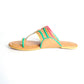 Multicolor leather Flats