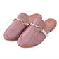 Mauve Vegan Leather Loafers