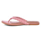 Baby Pink Vegan Leather Flats