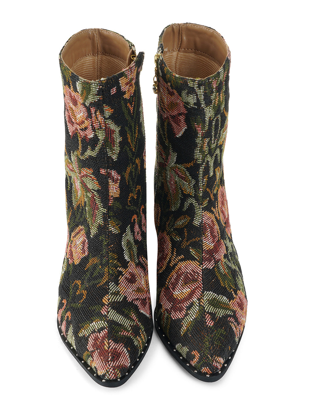 Multicolor Vegan Leather Boots