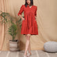 Red Cotton Dress