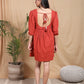 Red Cotton Dress