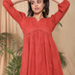 Red Cotton Dress