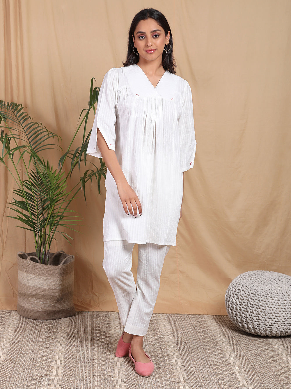 white Cotton Tunic