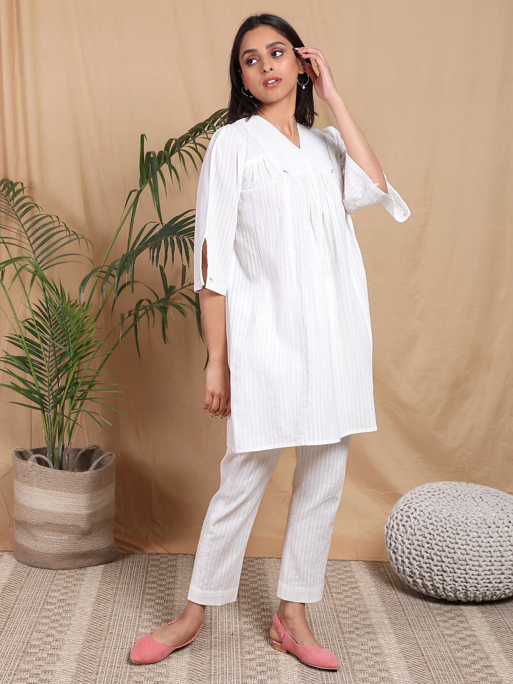 white Cotton Tunic