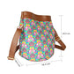 Multicolor Leather bucket bag