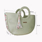 Sage Green Vegan Leather Tote bag