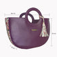 Violet Vegan Leather Tote bag