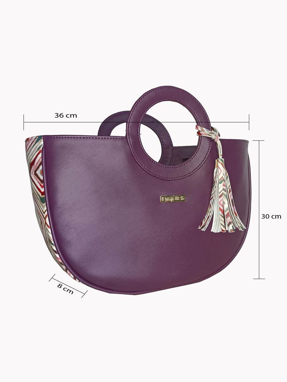 Violet Vegan Leather Tote bag