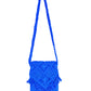 Blue Macrame Yarn Sling bag