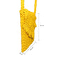 Yellow Macrame Yarn Sling bag