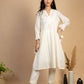 Off White Organic Cotton Kurta