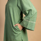 Green Handwoven Cotton Kurta