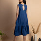 Navy cotton dress