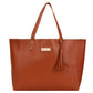 Tan Vegan Leather Tote bag