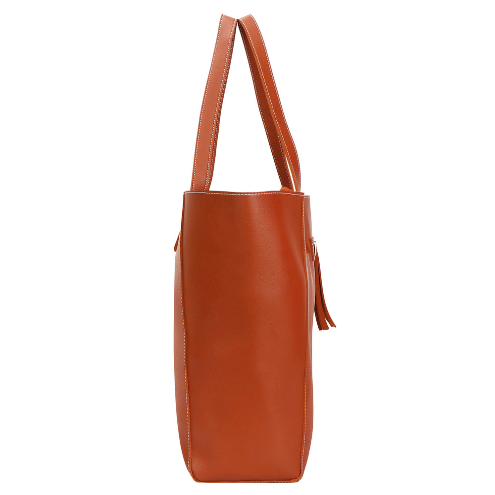 Tan Vegan Leather Tote bag