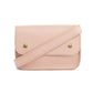 Pink Vegan Leather Clutch