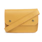 Yellow Vegan Leather Clutch