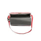 Red Vegan Leather Sling Bag