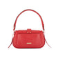 Red Vegan Leather Hand Bag