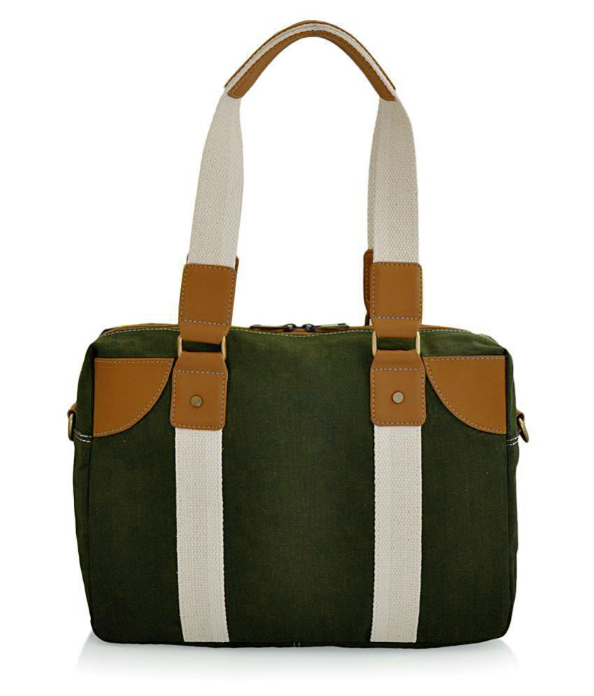 Olive Green Canvas Hand bag