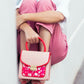 Pink Vegan Leather Bag