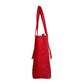 Red Vegan Leather Tote bag