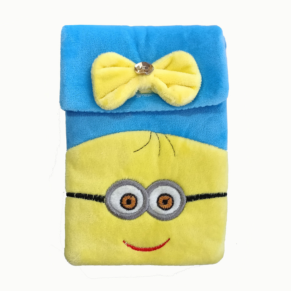 Yellow & Blue Fabric Kids Pouch