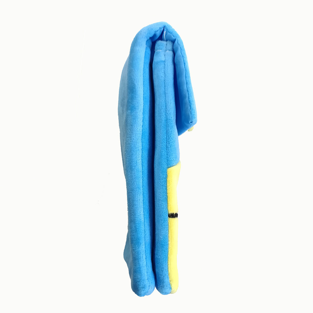 Yellow & Blue Fabric Kids Pouch