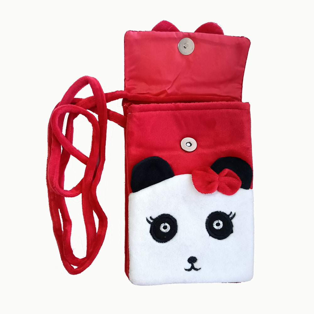 Red Fabric Kids Pouch