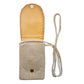 Beige Fabric Kids Pouch